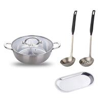 Stainless Steel Twin Divided Hot Pot