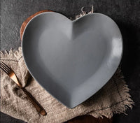 Morandi Heart-Shaped Ceramic Plates