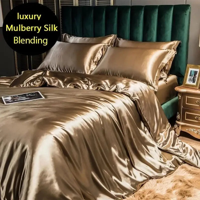 Luxury Natural Mulberry Silk Bedding Set