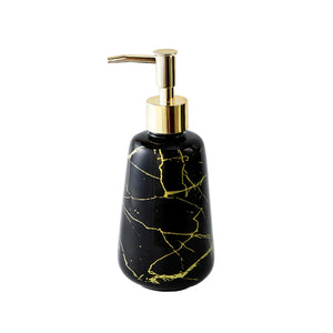 Ceramic Gold-Plated Marble Soap Dispenser