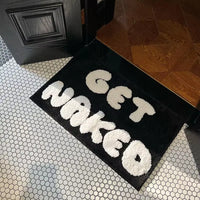 Ins Style Non-Slip Bathroom Mats Fluffy Soft Floor Carpet Highly Absorbent Rugs for Bathtub Tufted Shower Rug Entrance Door Mat