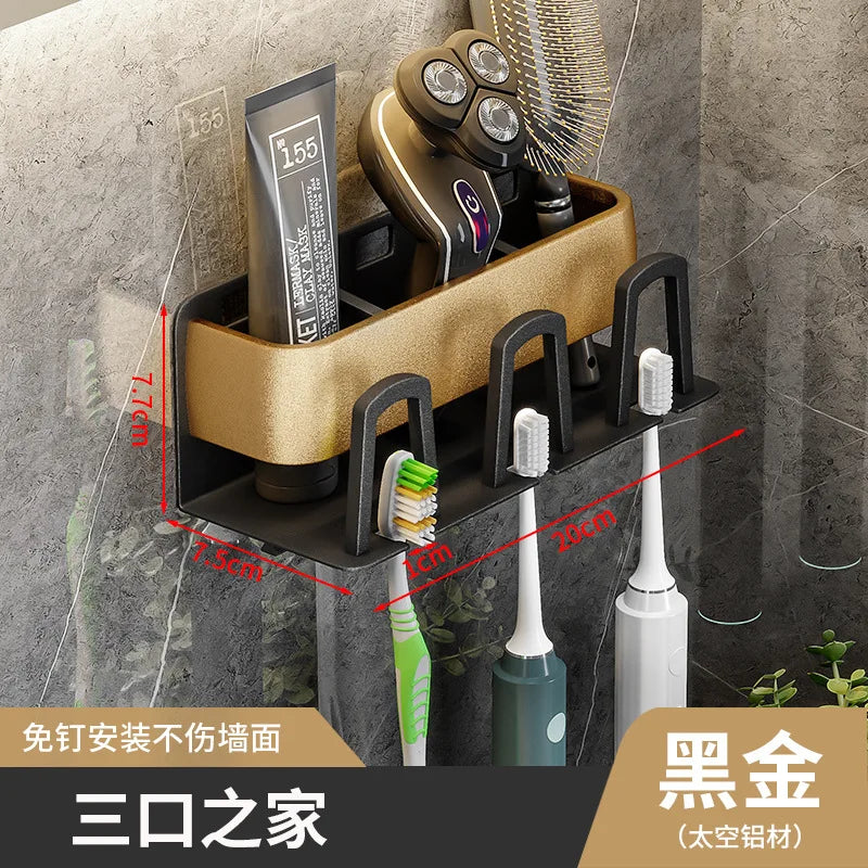 Modern Metal Toothbrush Holder