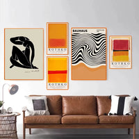 Abstract Yayoi Kusama & Matisse Wall Prints