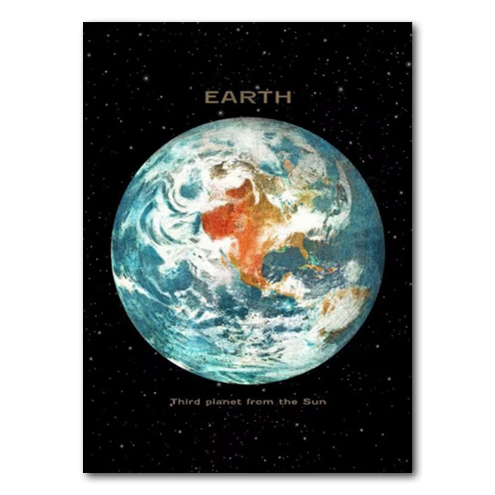 Planet, Sun, & Moon Wall Prints