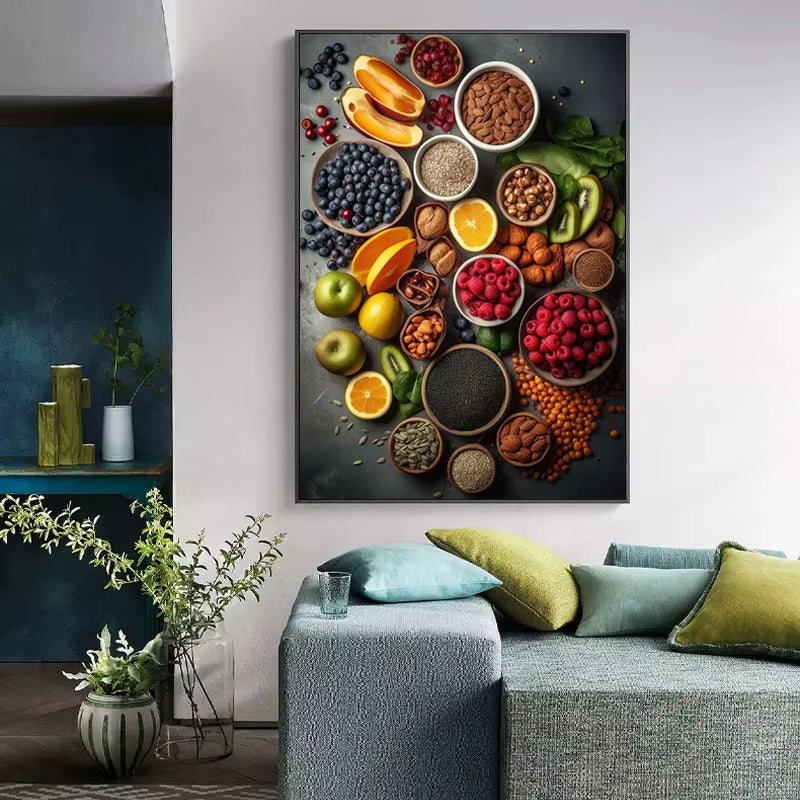 Retro Spice & Sushi Wall Print