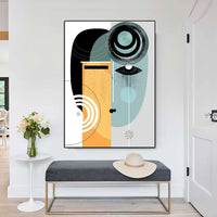 Abstract Woman Line Wall Prints