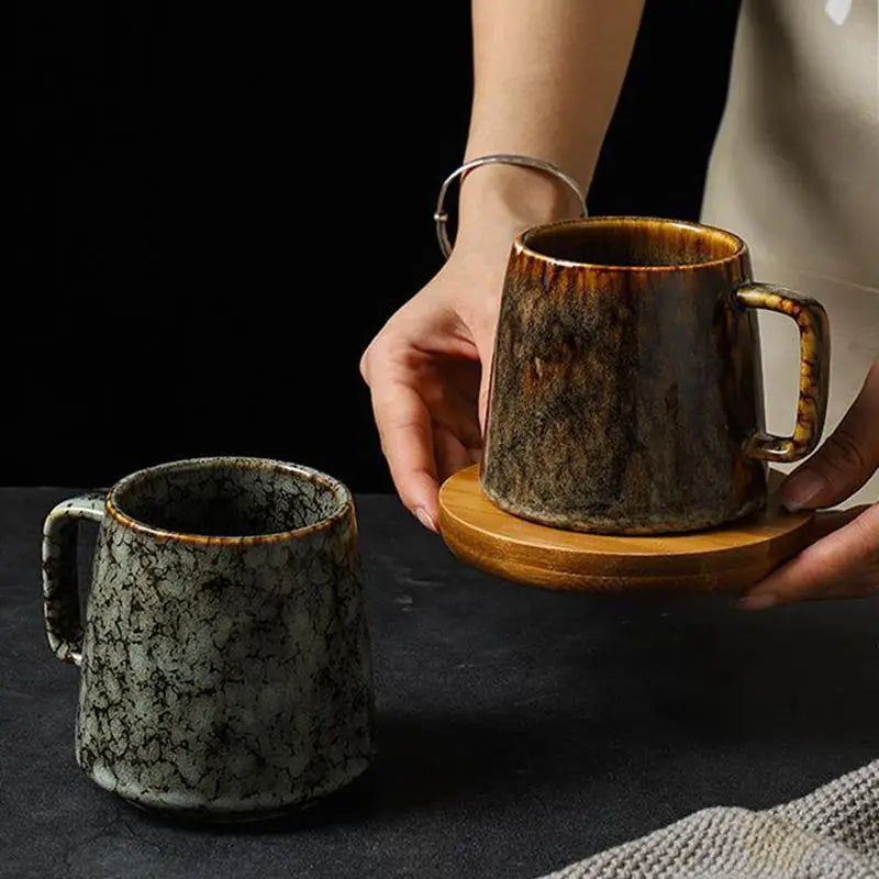 Japanese Glazed Ceramic Mug