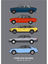 Rover Classic Car Wall Print