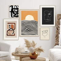 Mid-Century Geometric Wall Prints