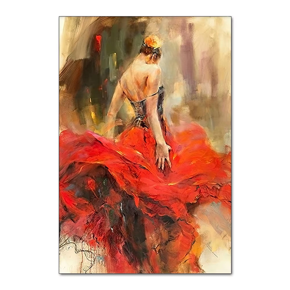 Spanish Flamenco Dance Wall Prints