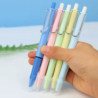 New Innovative Press Type Fountain Pens 0.38Mm Fine Nib Interchangeable Ink Cartridge Student School Writing Stationery Ink Pen