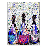 Graffiti Champagne Bottle Wall Prints