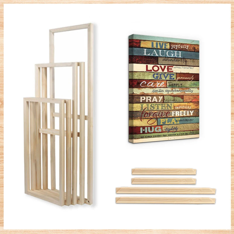 DIY Reusable Wooden Canvas Frame Kit