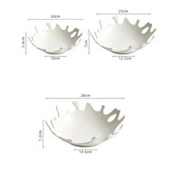 Nordic Coral Porcelain Salad Plates