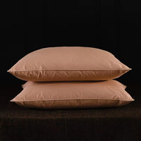 93% Goose Feather down Pillow for Sleeping 1 Pair, Home Bed Pillows Inserts Standard Queen King Size, 100% Organic Cotton Shell