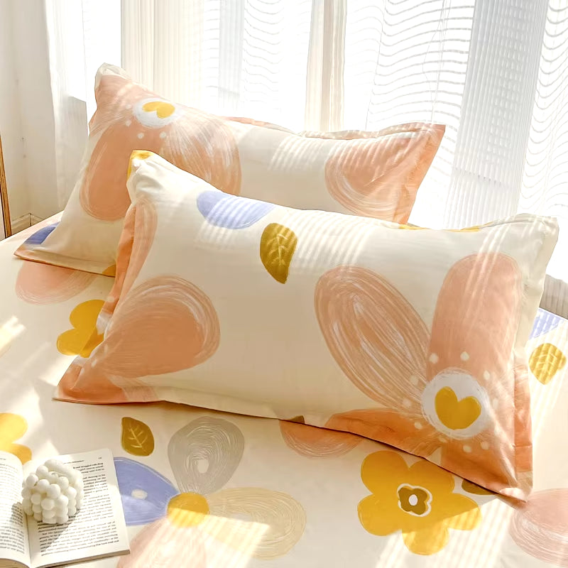 Plush Patterned Pillowcase Set