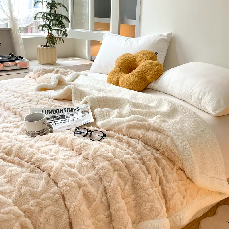 Warm & Fluffy Fleece Bedspread