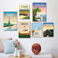 City and Country Landscape Wall Prints