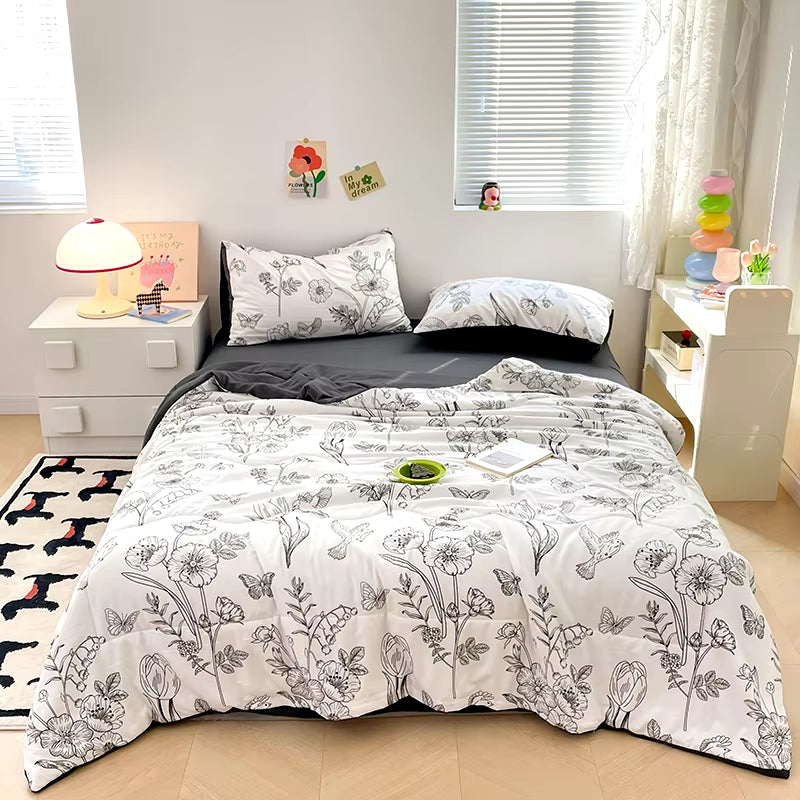 Playful Printed Quilt Duvet