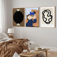 Abstract Lined Canvas Wall Prints