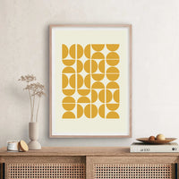 Mid Century Modern Canvas Wall Prints