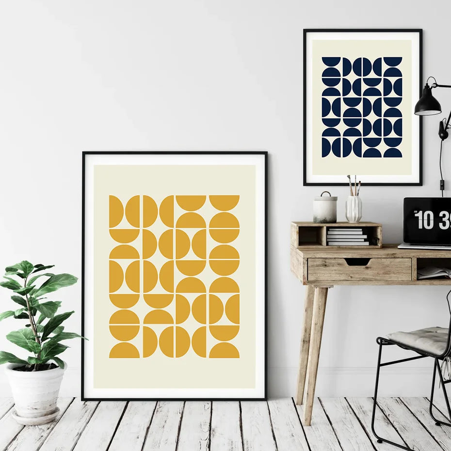 Mid Century Modern Canvas Wall Prints