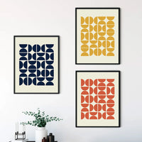 Mid Century Modern Canvas Wall Prints