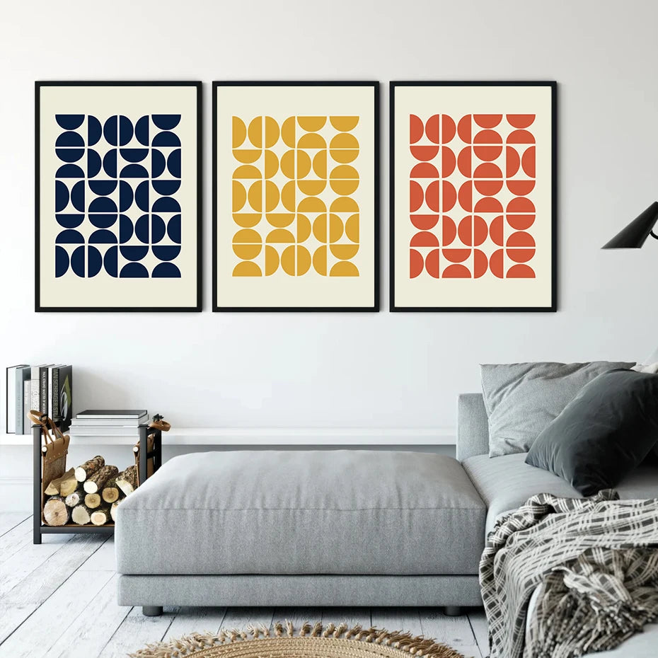 Mid Century Modern Canvas Wall Prints