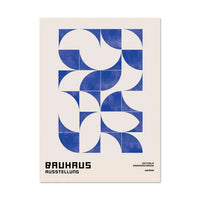 Bauhaus Abstract Geometry Canvas Wall Prints