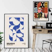 Bauhaus Abstract Geometry Canvas Wall Prints