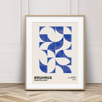 Bauhaus Abstract Geometry Canvas Wall Prints