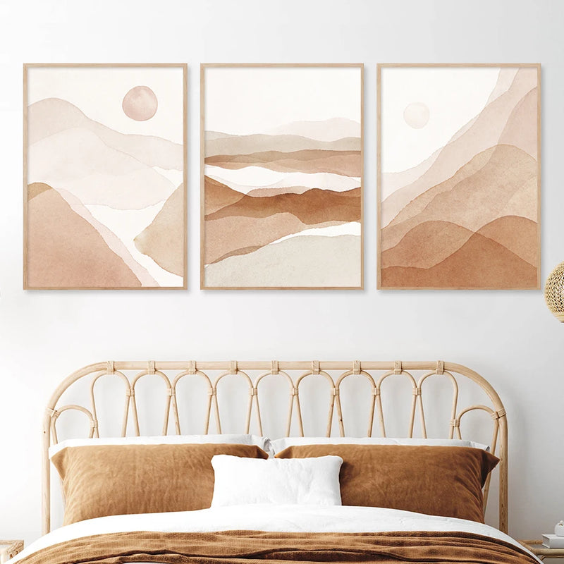 Minimalist Watercolor Canvas Wall Prints