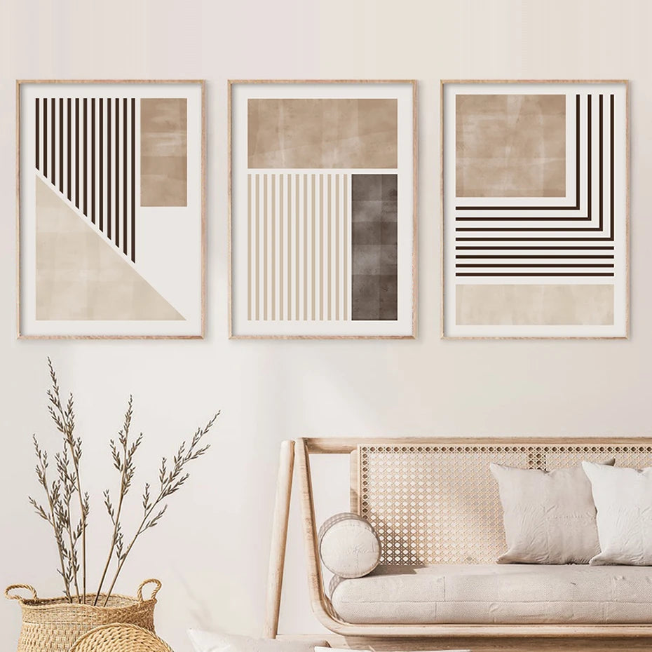 Geometric Lines Canvas Wall Prints