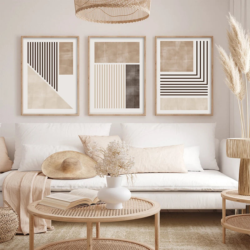 Geometric Lines Canvas Wall Prints