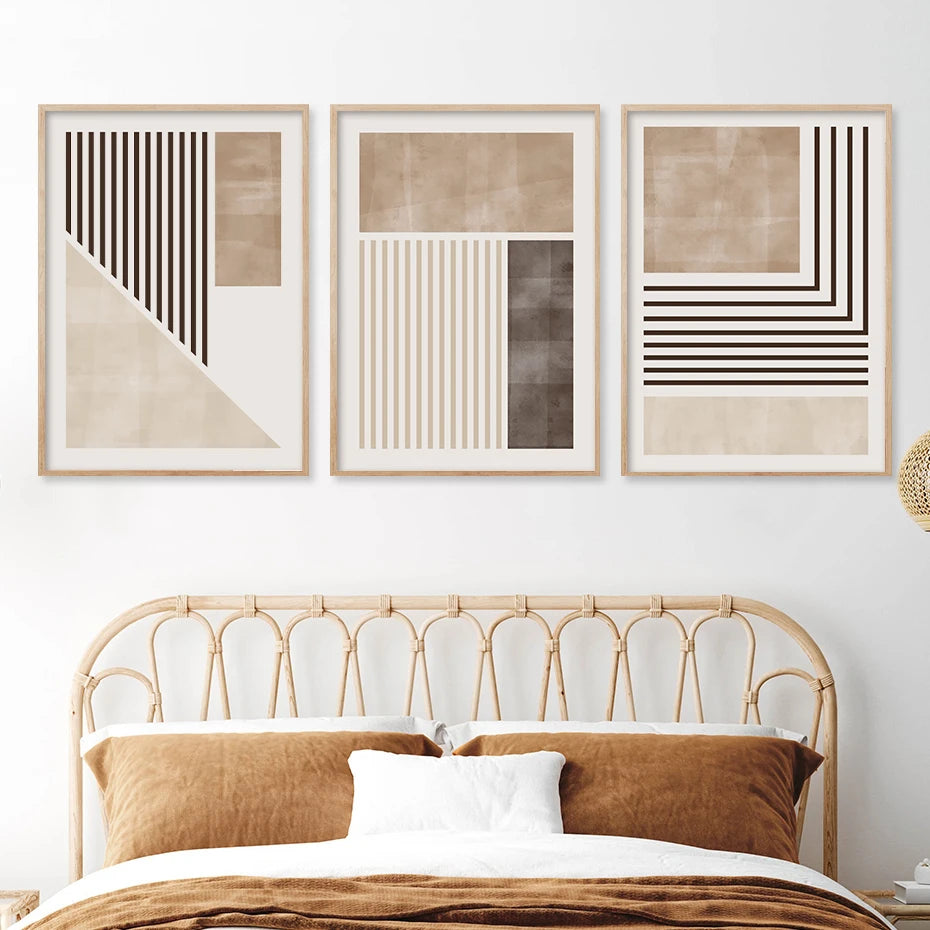 Geometric Lines Canvas Wall Prints