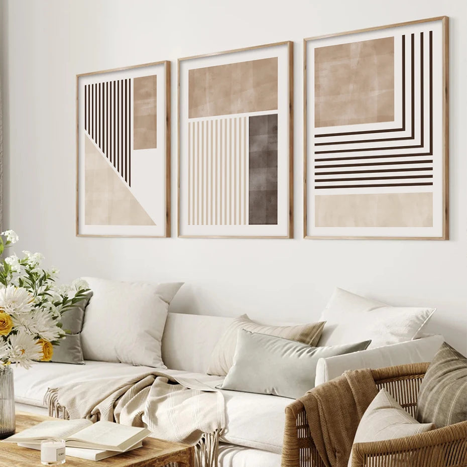 Geometric Lines Canvas Wall Prints