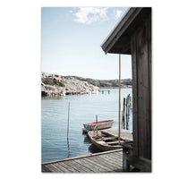 Boho Boats Canvas Wall Prints