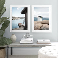 Boho Boats Canvas Wall Prints