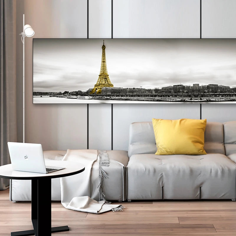 Calm Lakeside Long Canvas Wall Prints