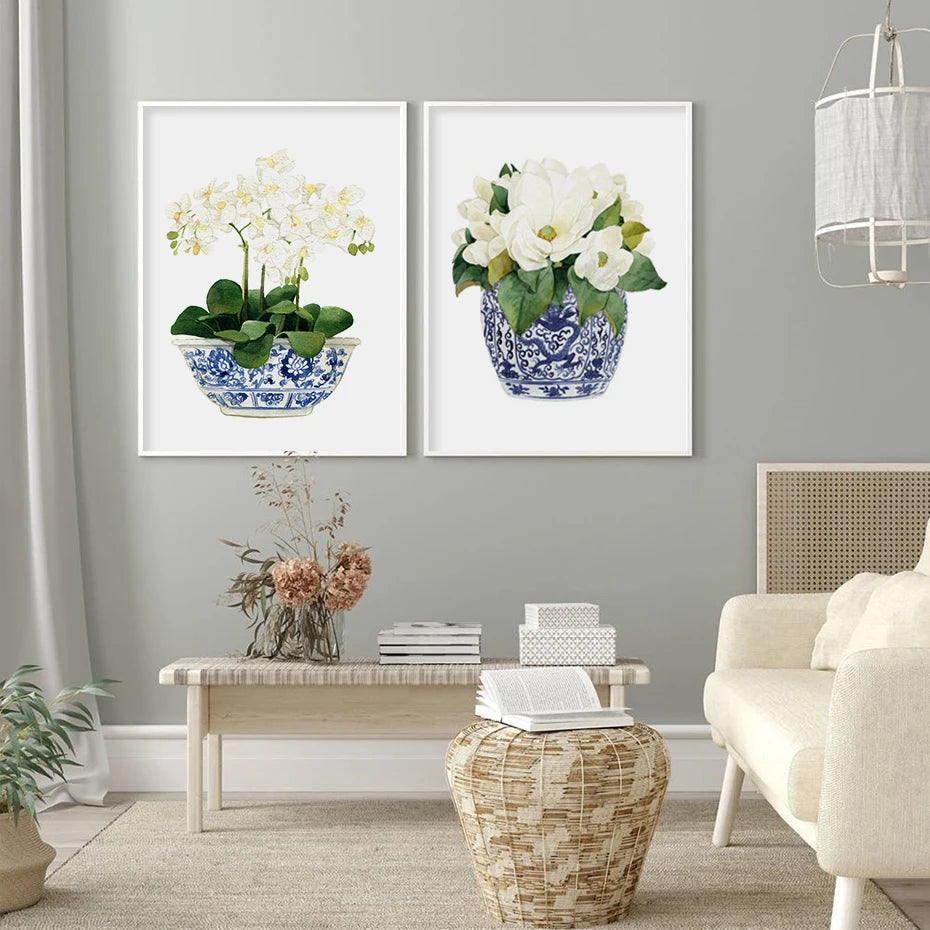 Elegant Flower Canvas Wall Prints