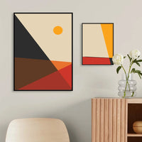 Colorful Graphic Shapes Canvas Print