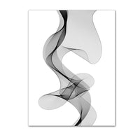 Black and White Canvas Wall Print