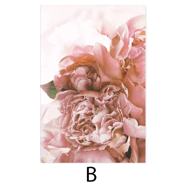 Blooming Peony Canvas Wall Prints