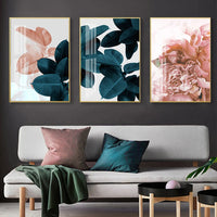 Blooming Peony Canvas Wall Prints