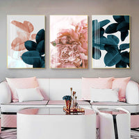 Blooming Peony Canvas Wall Prints