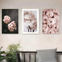 Pink Peonies Canvas Wall Prints