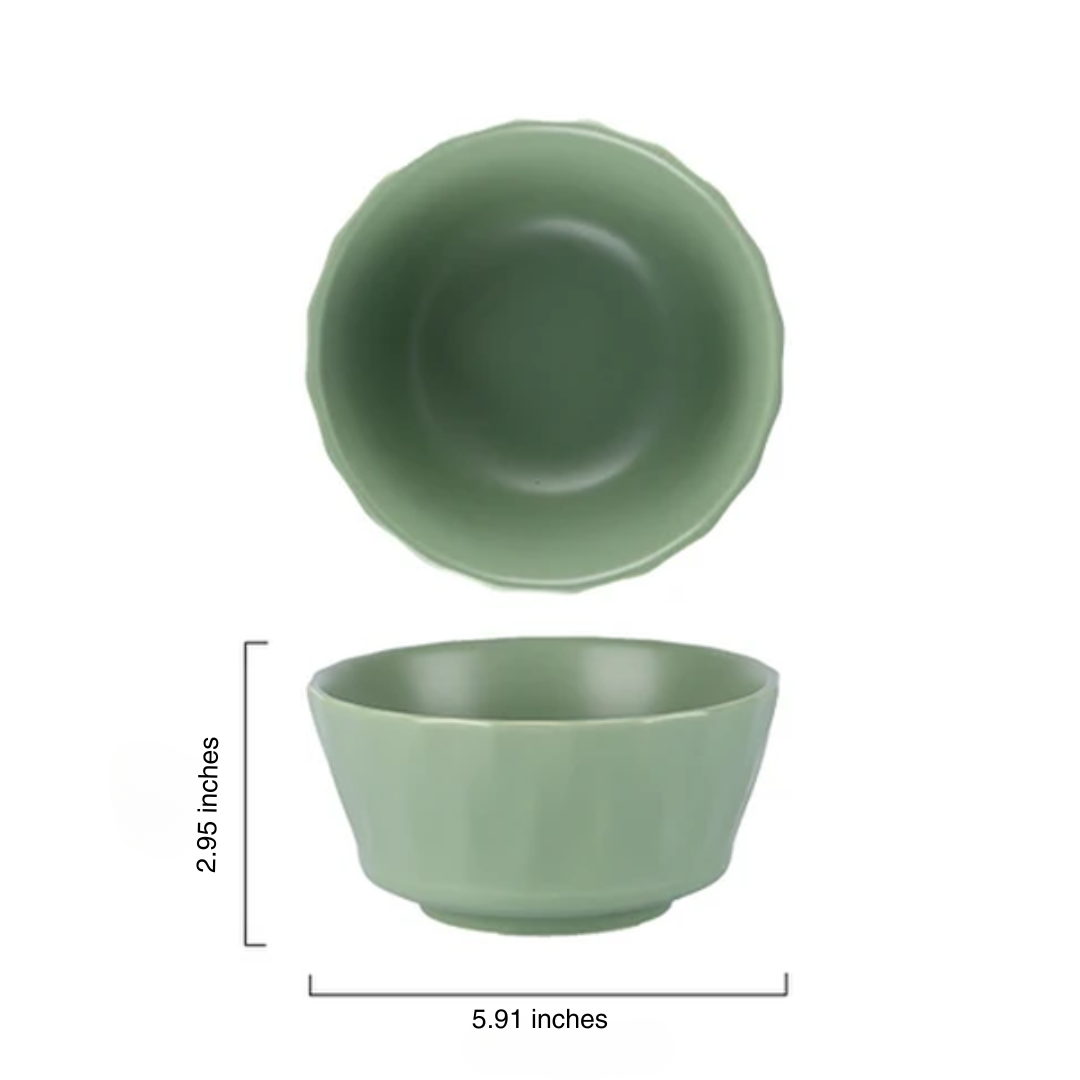 Solid Colored Ceramic Dinner Plates