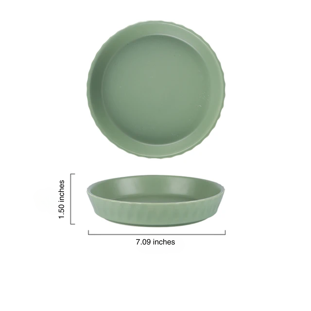 Solid Colored Ceramic Dinner Plates