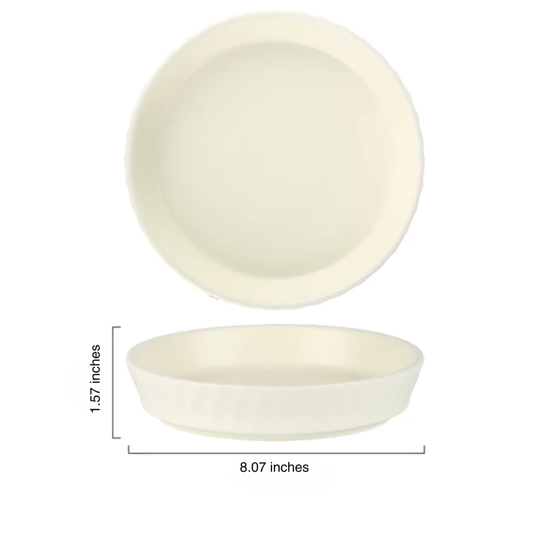 Solid Colored Ceramic Dinner Plates