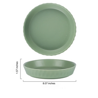 Solid Colored Ceramic Dinner Plates